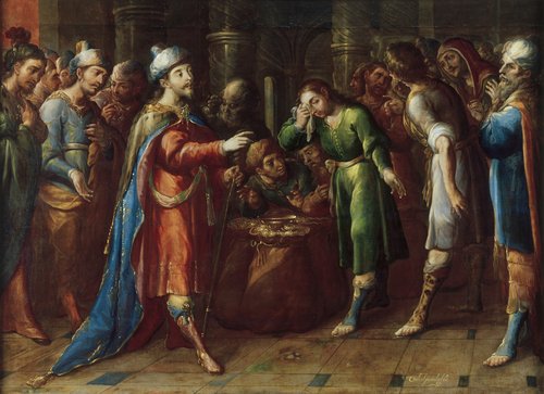 Joseph Claims Benjamin as his Slave, 1705, Cristóbal de Villalpando