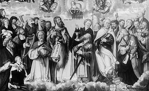 Adoration of the Lamb, 1538, Hans Leonhard Schäufelein