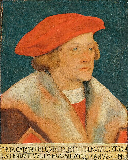 Portrait of a Man (Self-portrait?), 1534, Hans Leonhard Schäufelein
