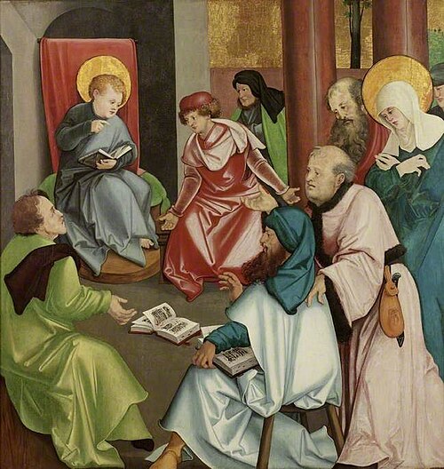 Christ in the Temple, 1520, Hans Leonhard Schäuffelin