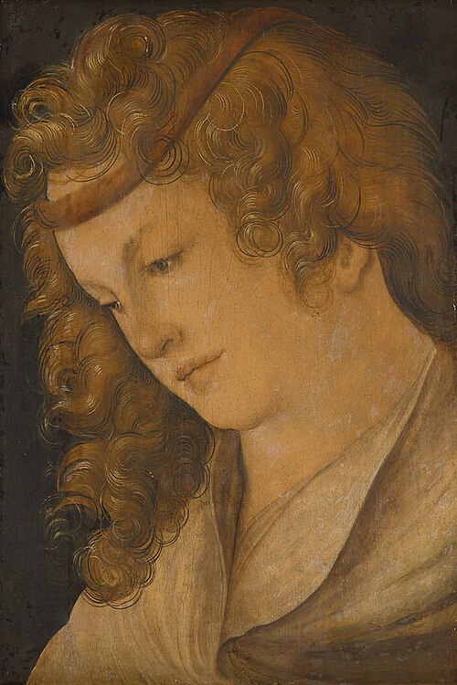 Sanguiniker (sog. Frauenkopf), 1511, Hans Leonhard Schäufelein