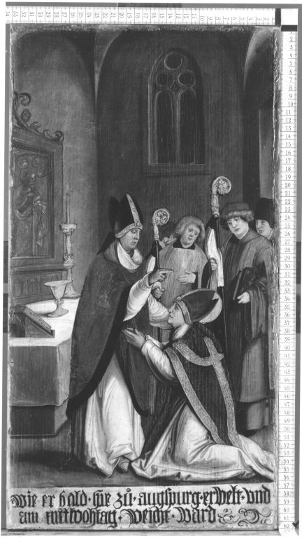 Der hl. Ulrich wird zum Bischof geweiht, 1515, Hans Leonhard Schäufelein