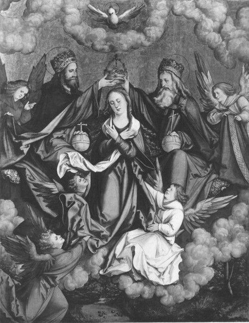 Christgartner Altar: Die Krönung Mariae, 1515, Hans Leonhard Schäufelein