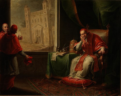 Visión del papa Inocencio III, 1788, Manuel de la Cruz