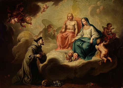 San Francisco en la Porciúncula, 1789, Manuel de la Cruz