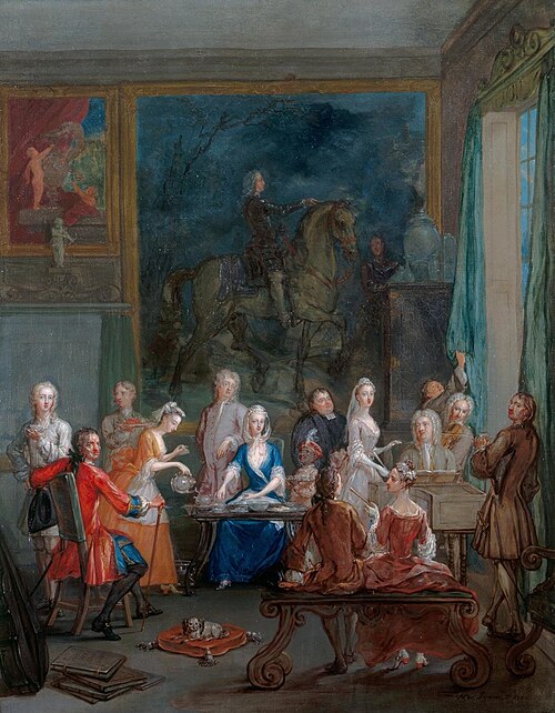 A Musical Tea Party, 1740, Marcellus Laroon the Younger