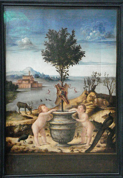 Paysage allégorique, 1500, Marco Marziale