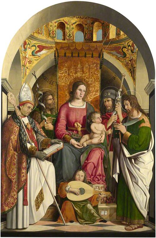 The Virgin and Child with Saints, 1507, Marco Marziale