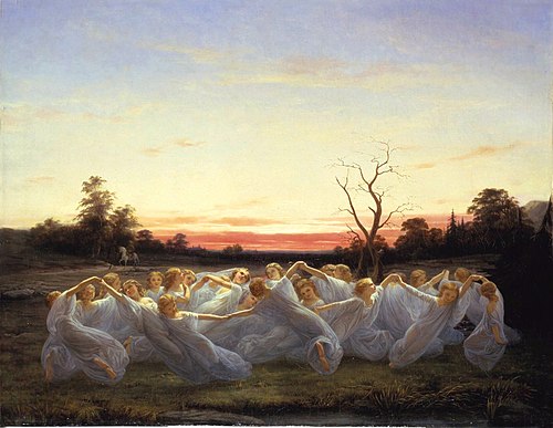 Fairies of the Meadow, 1850, Nils Blommér