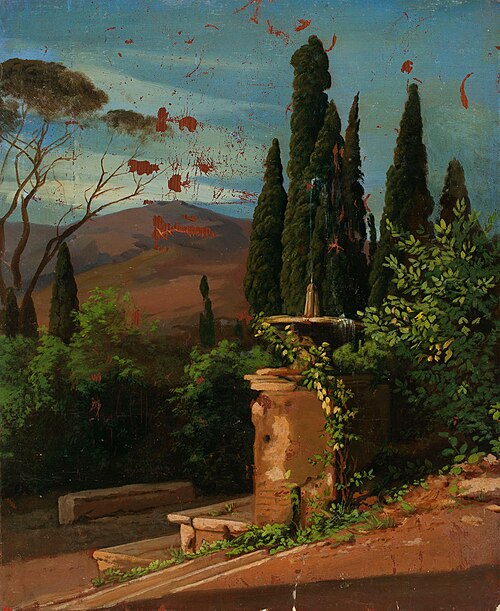 Landscape from Italy, , Nils Blommér