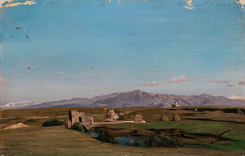 Landscape from Italy, Study, , Nils Blommér