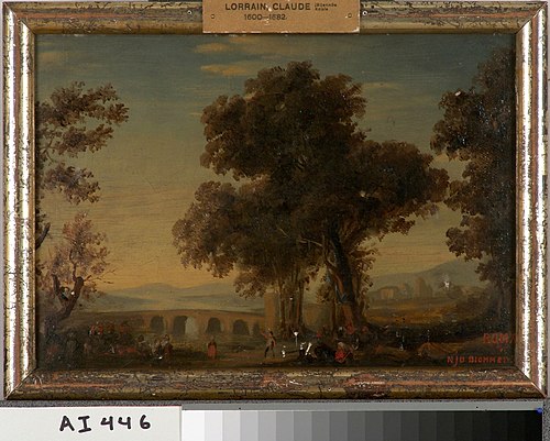 Italian Landscape, Copy After Claude Lorrain, , Nils Blommér