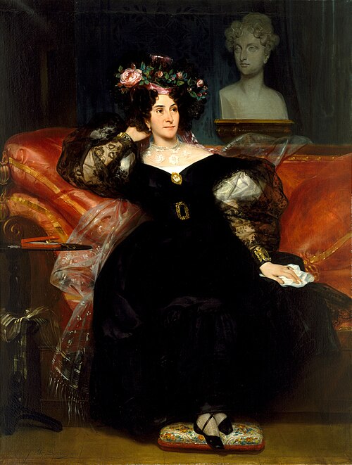 Portrait of Mme. Jule-Antoine Droz, 1833, Eugène Devéria