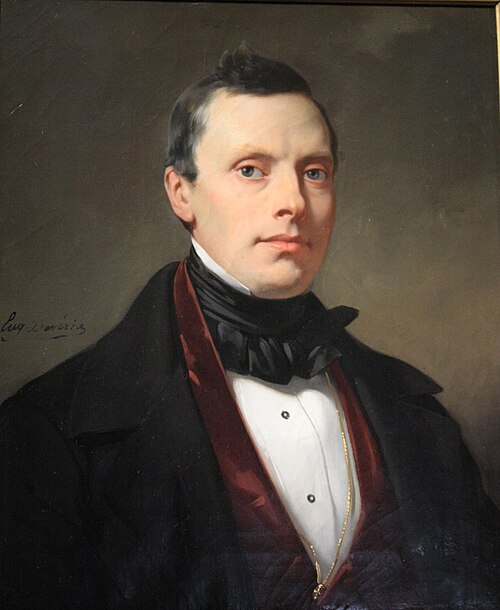 Portrait présumé de Monsieur Courcier, 1845, Eugène Devéria