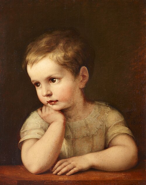 Kinderportät, 1826, Electrina von Freyberg