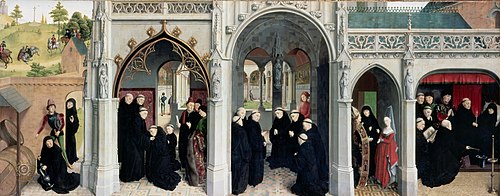 Scenes from the life of St Bertin, 1459, Simon Marmion
