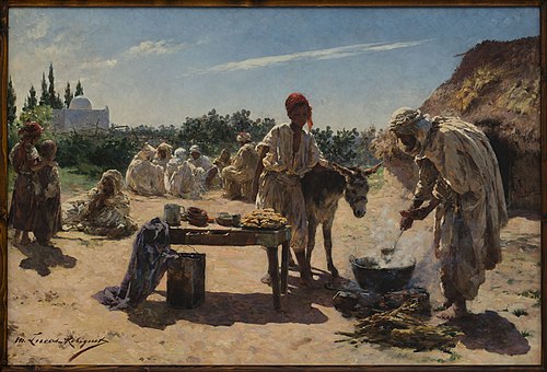 Restaurant en plein vent à Ain-Sefra, , Marie Lucas-Robiquet