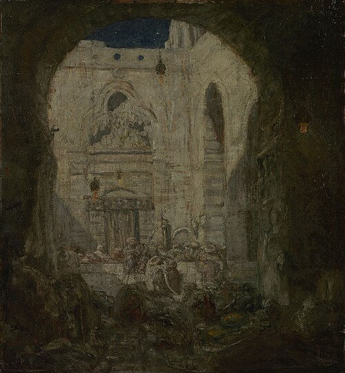 The harem guard, 1889, Marius Bauer