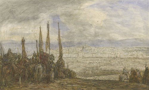 Turks leger voor Jeruzalem, 1904, Marius Bauer