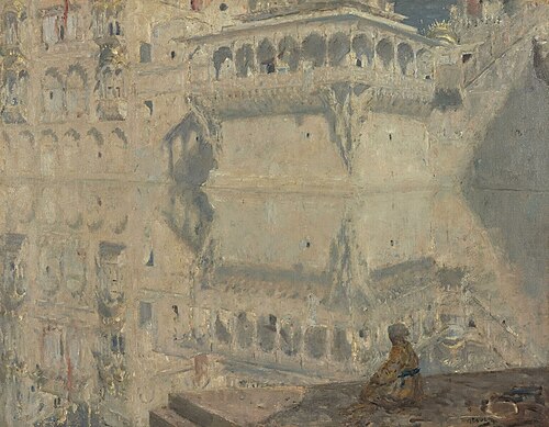 The Palace of the Radjah of Bharatpur, 1917, Marius Bauer