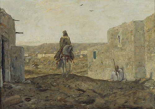 Ruiter in Caïro, 1910, Marius Bauer