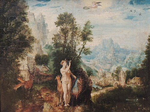 Paysage avec Diane, 1540, Henri Bles