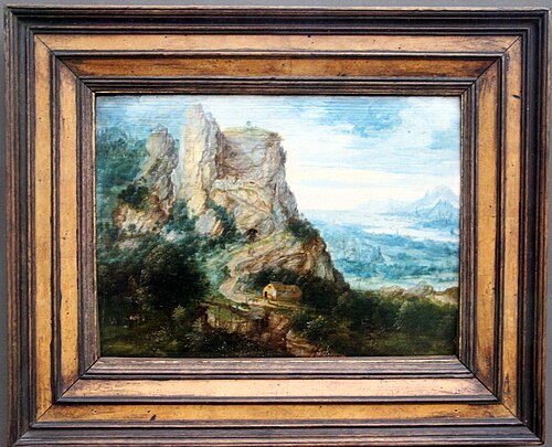 Berglandschap (La Sainte-Baume), 1537, Henri Bles