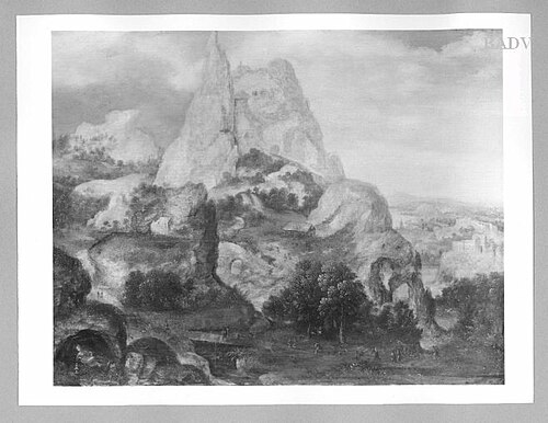 rocky landscape, 1505, Henri Bles