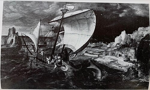 Jonah and the Whale, 1550, Henri Bles