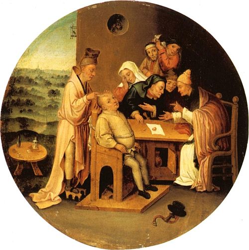 L'Extraction de la pierre de folie, 1500, Henri Bles