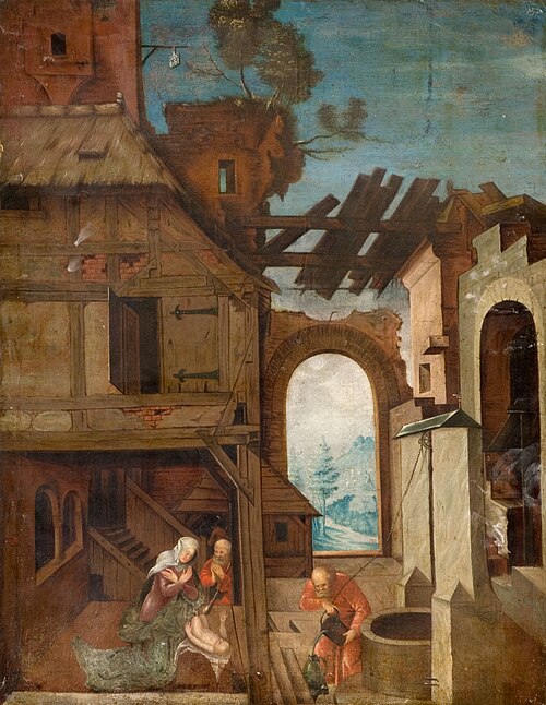 Nativity, 1525, Henri Bles