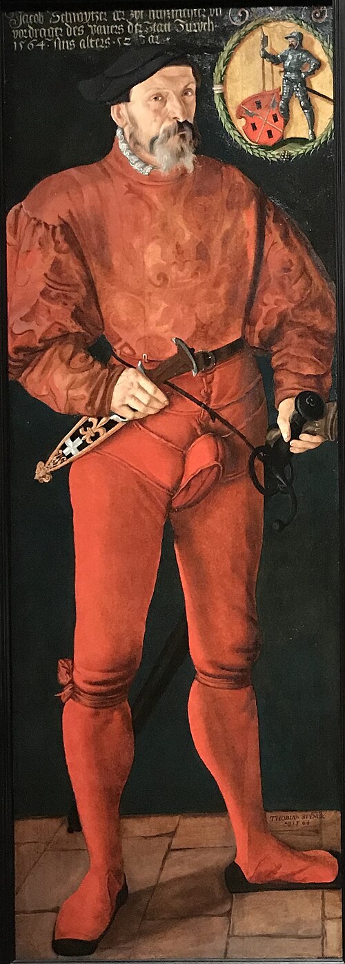 Portrait of Jacob Schwytzer, 1564, Tobias Stimmer