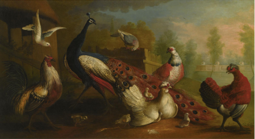 BIRDS IN A LANDSCAPE, , Marmaduke Cradock
