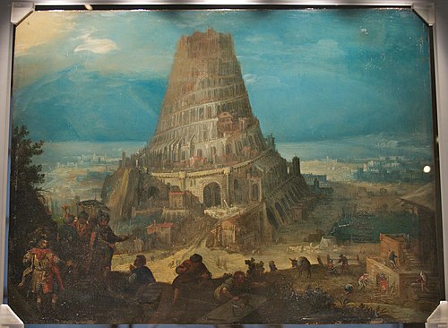La Tour de Babel, 1595, Marten van Valckenborch