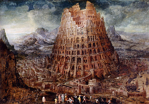 La Tour de Babel, 1600, Marten van Valckenborch