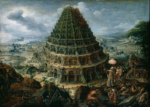 La Tour de Babel, 1595, Marten van Valckenborch