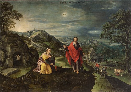 Noli me tangere (April), 1585, Marten van Valckenborch