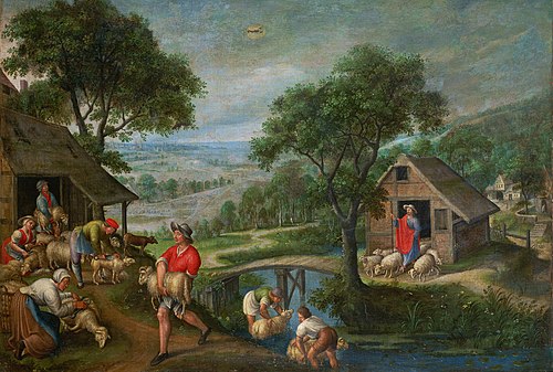 Parable of Christ as the Good Shepherd (June), 1585, Marten van Valckenborch