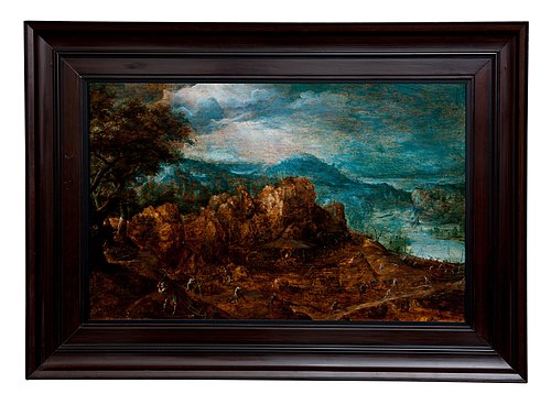 Iron Ore Mine and Iron Foundry on the Maas, 1606, Marten van Valckenborch