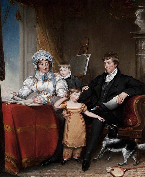 Francis Johnston (1760–1829), His Wife and Two Nephews, 1827, Martin Cregan
