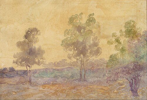 Paisaje/Atardecer, 1911, Martín Malharro