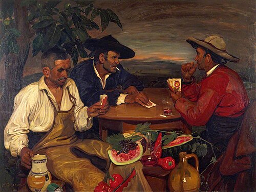 Les joueurs, 1907, Mary Cameron