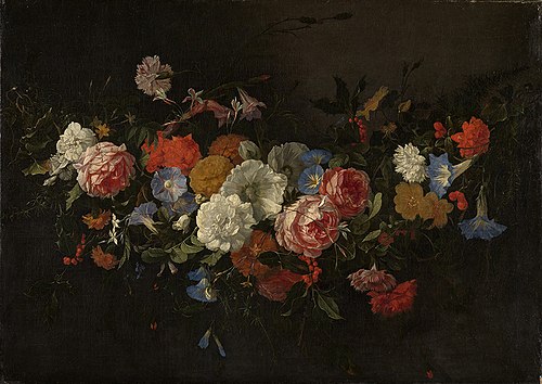 Garland of flowers, 1673, Nicolaes van Verendael