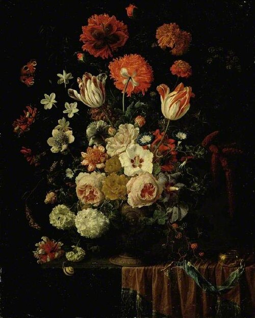 A vase of flowers, 1673, Nicolaes van Verendael