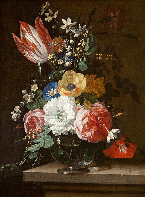 Still Life with Flowers, 1675, Nicolaes van Verendael