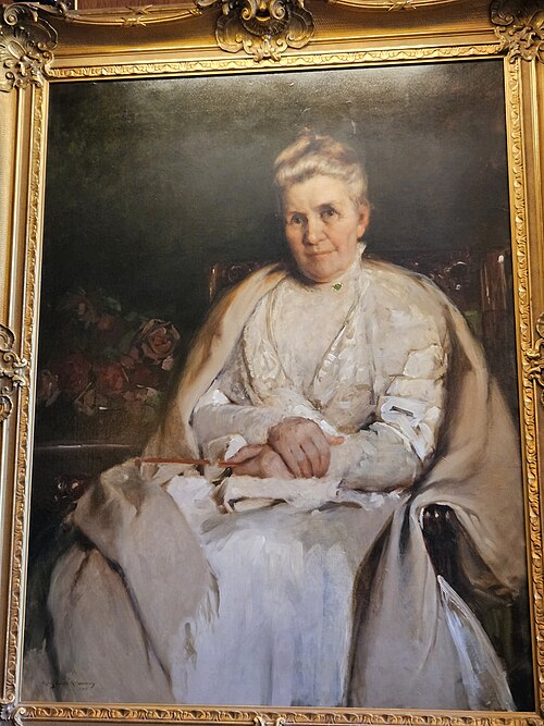 Retrato de Sarah Esther Chase Bourn, 1909, Mary Curtis Richardson