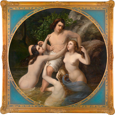The Kidnap of Hylas, 1850, Karl Ferdinand Sohn