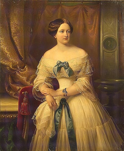 Portrait of Grand Princess Maria Mikhailovna, 1847, Karl Ferdinand Sohn