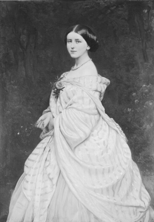 Stephanie, Queen of Portugal (1837-1859), 1859, Karl Ferdinand Sohn
