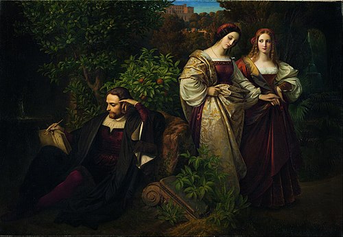 Torquato Tasso and the Two Leonores, 1839, Karl Ferdinand Sohn